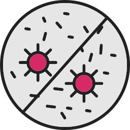 antibacterieel icoon
