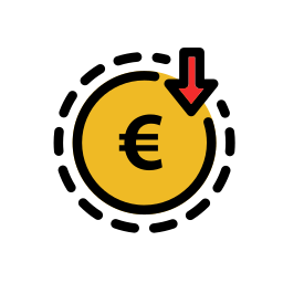 moeda euro Ícone