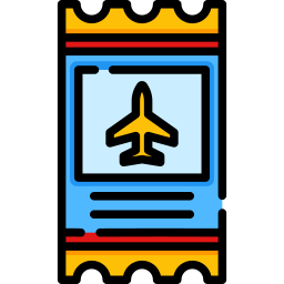 Plane ticket icon