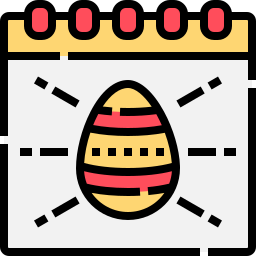 día de pascua icono