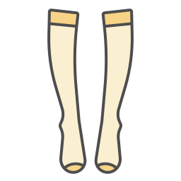 Knee high socks icon
