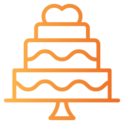 Wedding cake icon