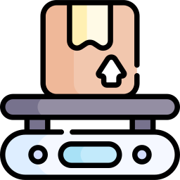 Weight scale icon