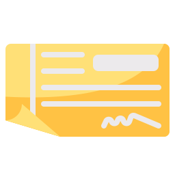 Cheque icon