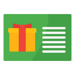 Gift card icon