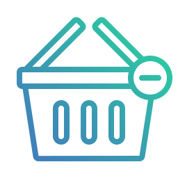 Remove from cart icon