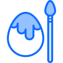 Egg painting icon