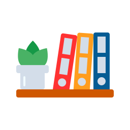 Book shelf icon