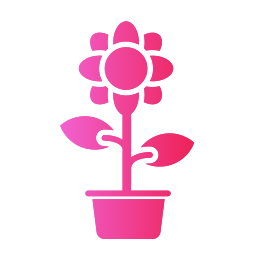 bloem bos icoon