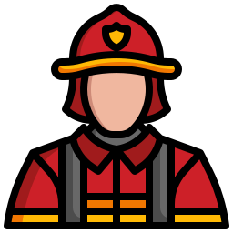 bombero icono