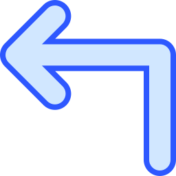 Turn left icon