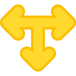 t-splitsing icoon