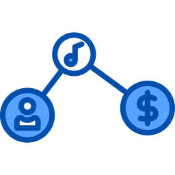 monetización icono