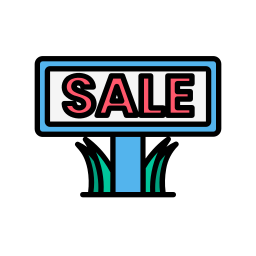 Sale sign icon