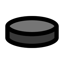 Hockey puck icon