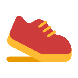 chaussures de course Icône