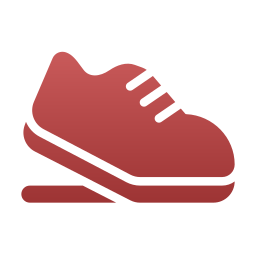 Running shoes icon