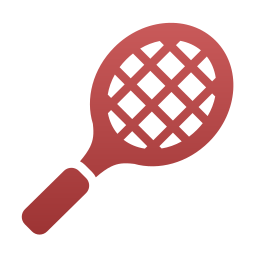 tennisracket icoon