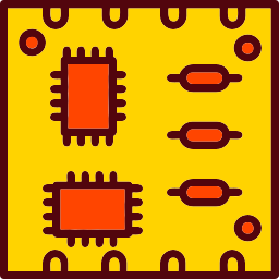 placa de circuito impresso Ícone