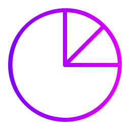 diagramme circulaire Icône