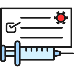 gevaccineerd icoon