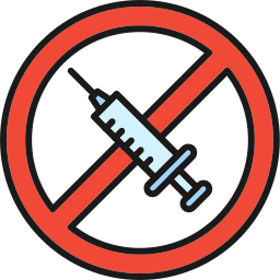 No vaccines icon
