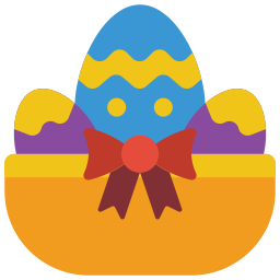cesta de huevos icono