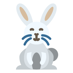 Easter bunny icon