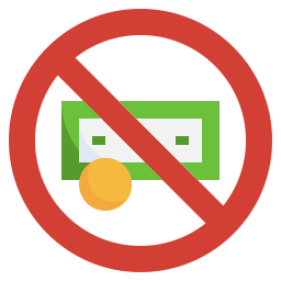 No money icon