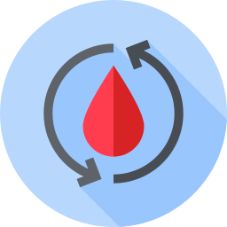 la circulación sanguínea icono