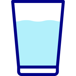 latte blu icona