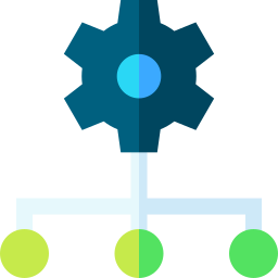 estructura jerárquica icono
