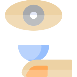 Contact lens icon