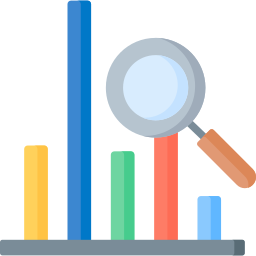 investigación de mercado icono