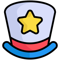 Magician hat icon