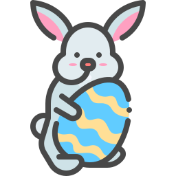 Easter bunny icon