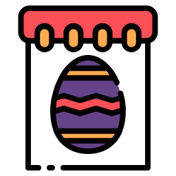 día de pascua icono