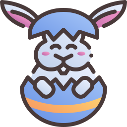 Easter bunny icon