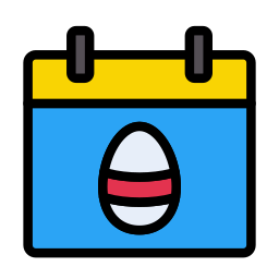 Easter day icon