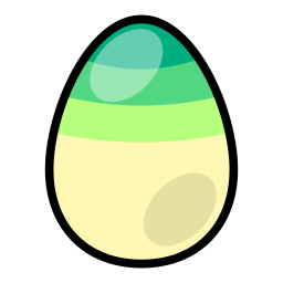 el huevo de pascua icono