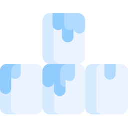 cubos de hielo icono