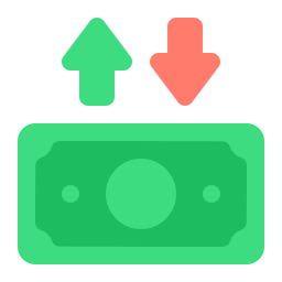 Cash flow icon