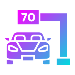 Cámara de velocidad icono