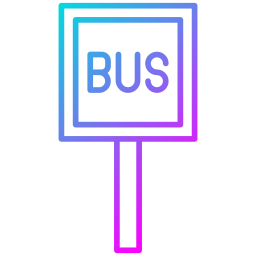 Автобусная остановка иконка