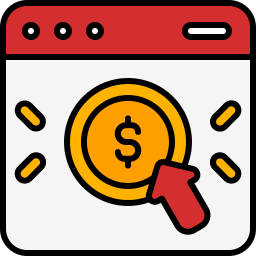 betaal per klik icoon