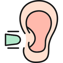 bouchon d'oreille Icône