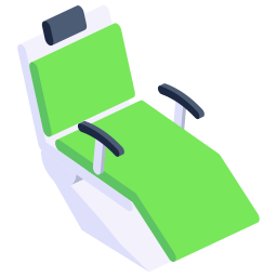 Dentist chair icon