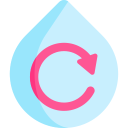ciclo del agua icono