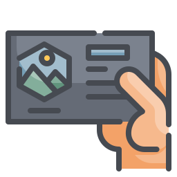 Business card icon