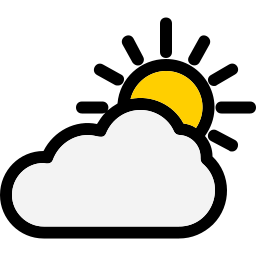 wolken und sonne icon